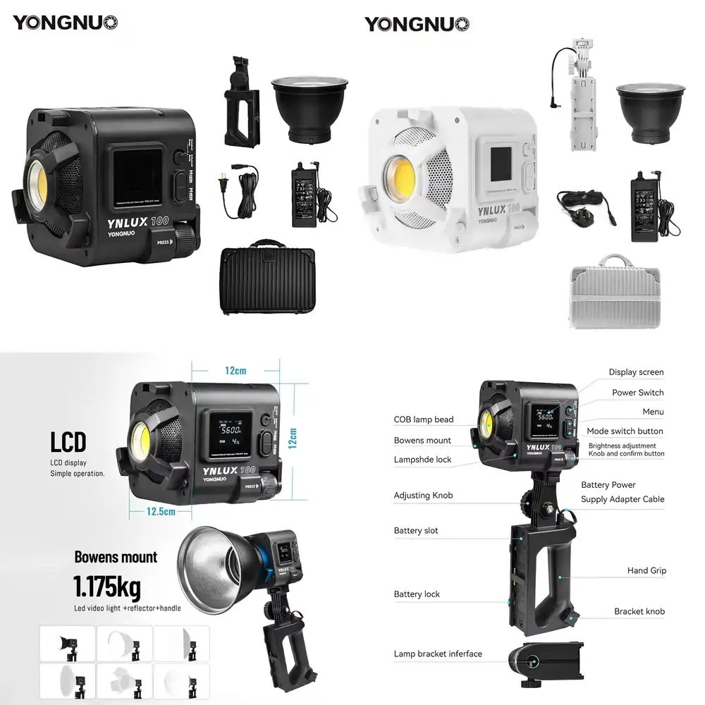 YONGNUO YNLUX100 100W 3200K-56 - Lighting In Photography Studio 评论和价格