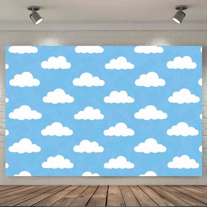 Cartoon Simple Blue Sky White  - Portrait Photography With Lighting 评论和价格