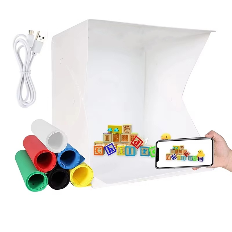 Folding Lightbox Portable Phot - Photography Led Lighting Kit 评论和价格