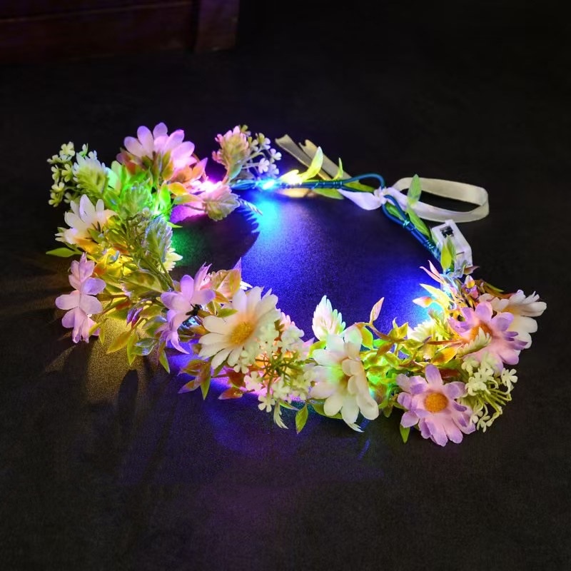 LED Light Up Flower Crown Head - Photography Lighting Equipment 评论和价格