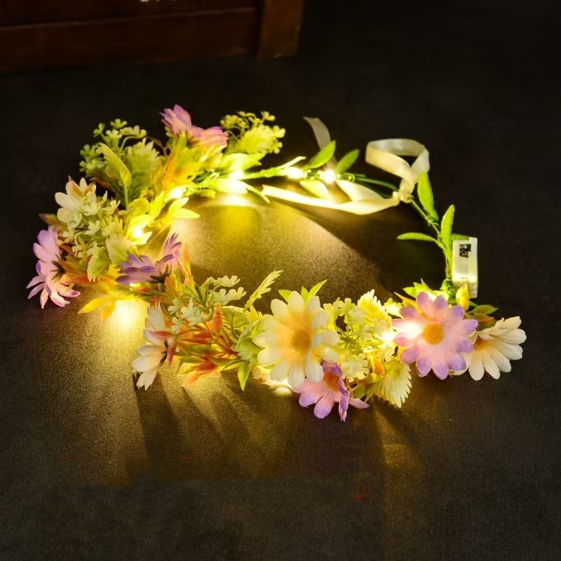 LED Light Up Flower Crown Head - Photography Lighting Equipment 评论和价格