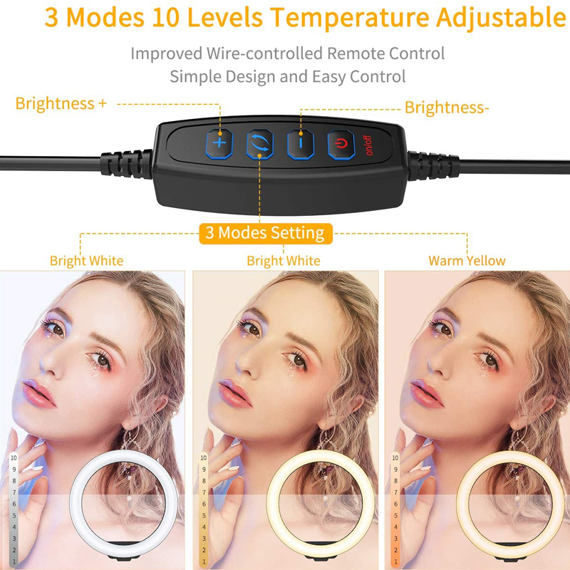 10 inch Selfie Ring Light Phot - Photography Lighting Stick 评论和价格