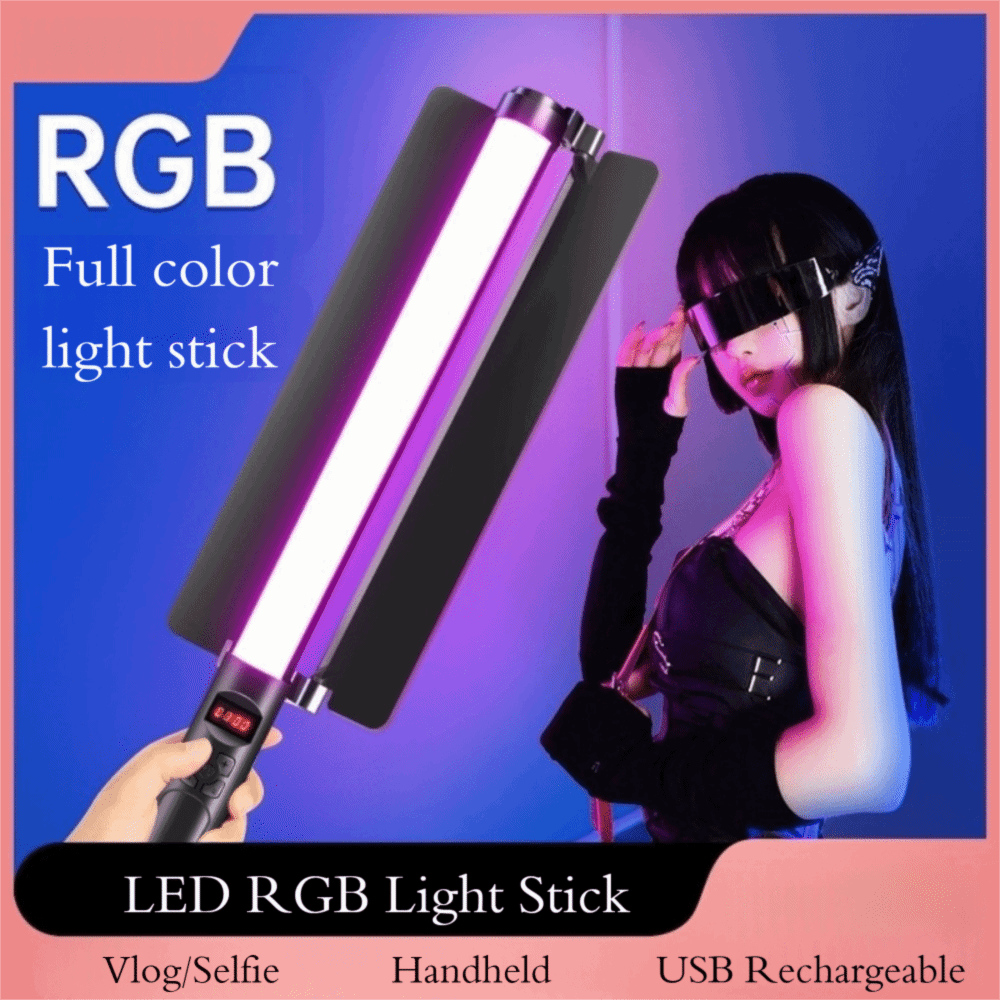 Handheld LED RGB Light Stick C - Lighting In Photography Studio 评论和价格