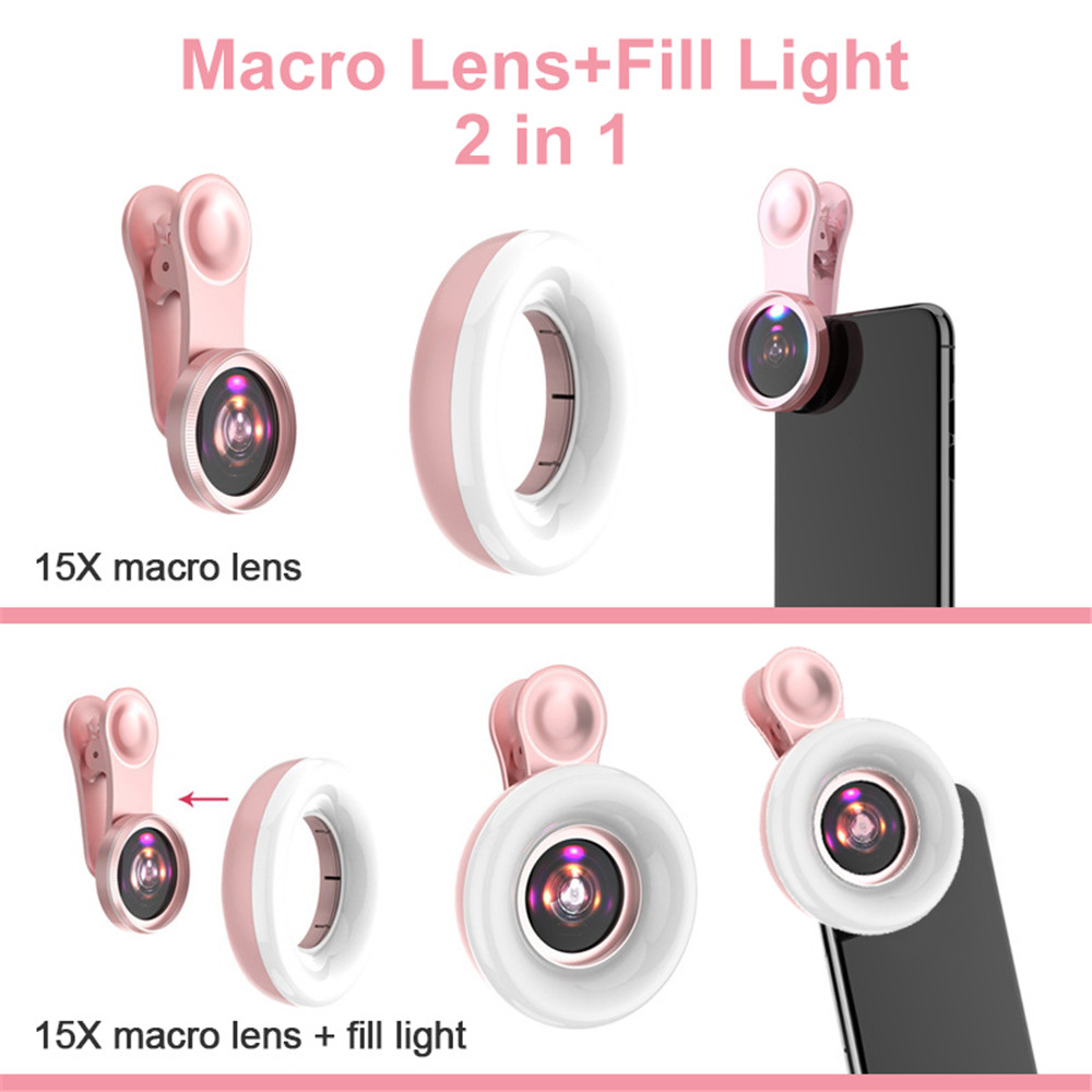 Mobile Lens 15X Macro Lens Mob - Photography Lighting Wand 评论和价格