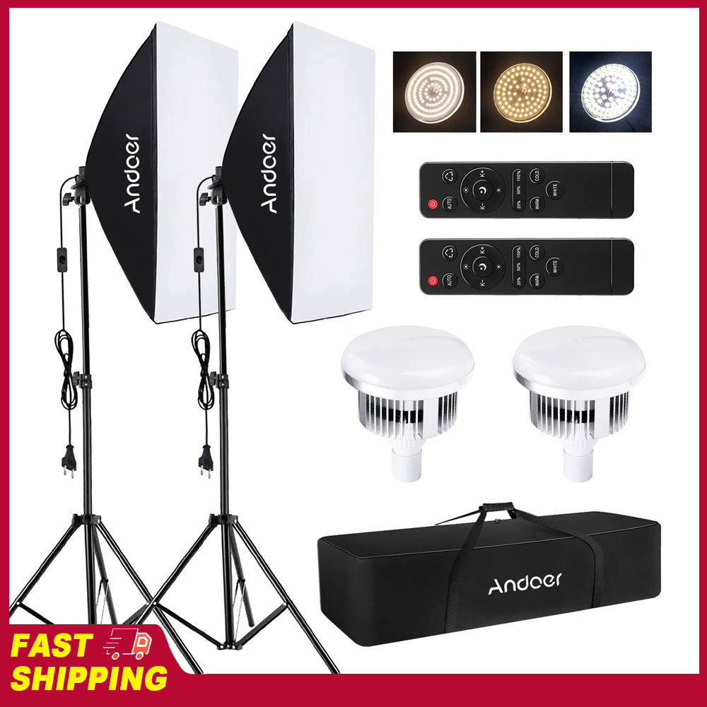 Andoer Softbox Lighting Set St - Photography Led Lighting Kit 评论和价格