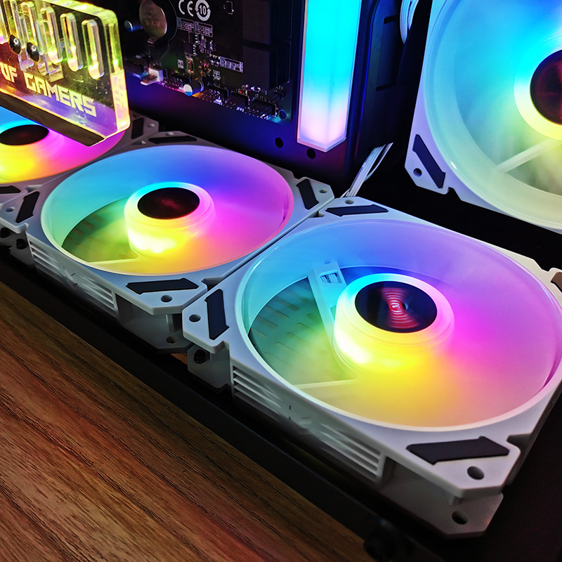 ARGB 120mm Case Fan 5V 3PIN Mo - Photography Lighting Game 评论和价格