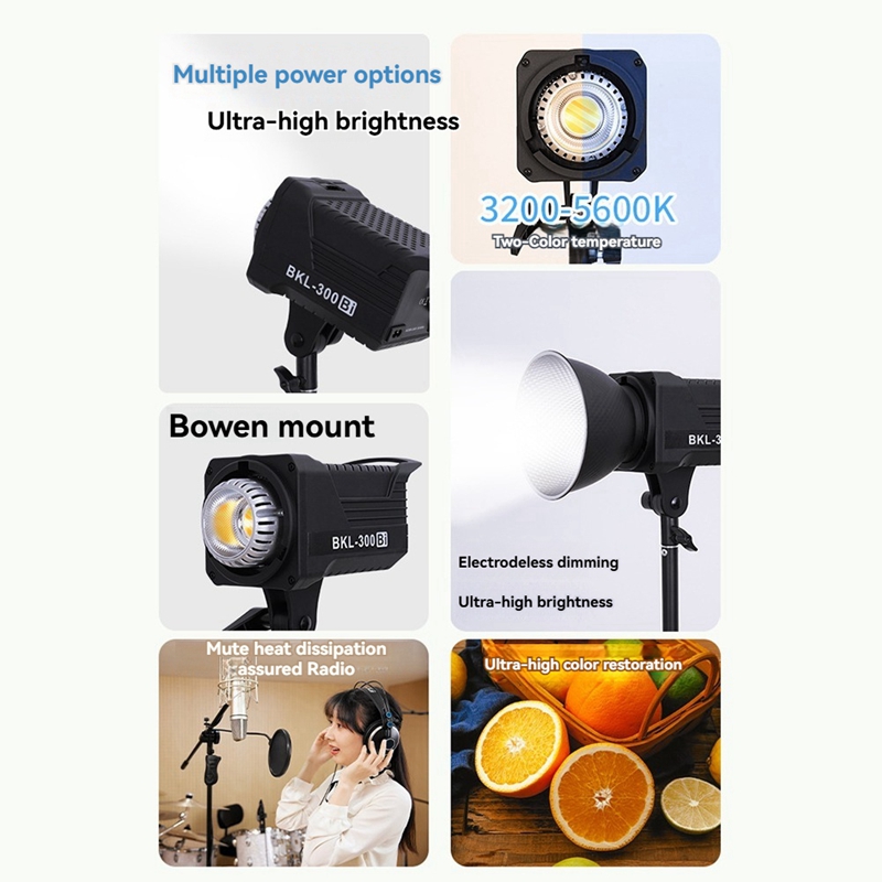 300W Bi LED Video Light, Conti - Photography Lighting Equipment 评论和价格