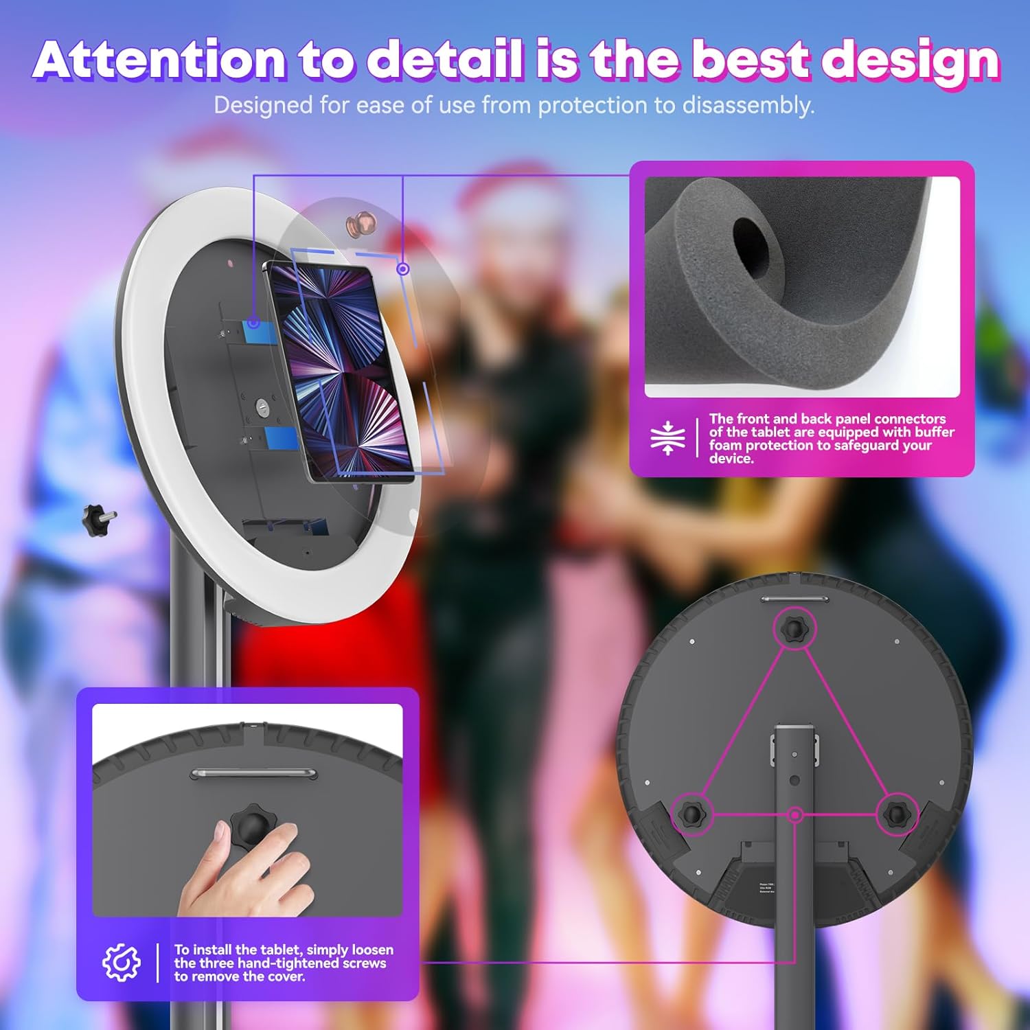 Neson Movable iPad Photo Booth - Photography Lighting Kit Rental 评论和价格