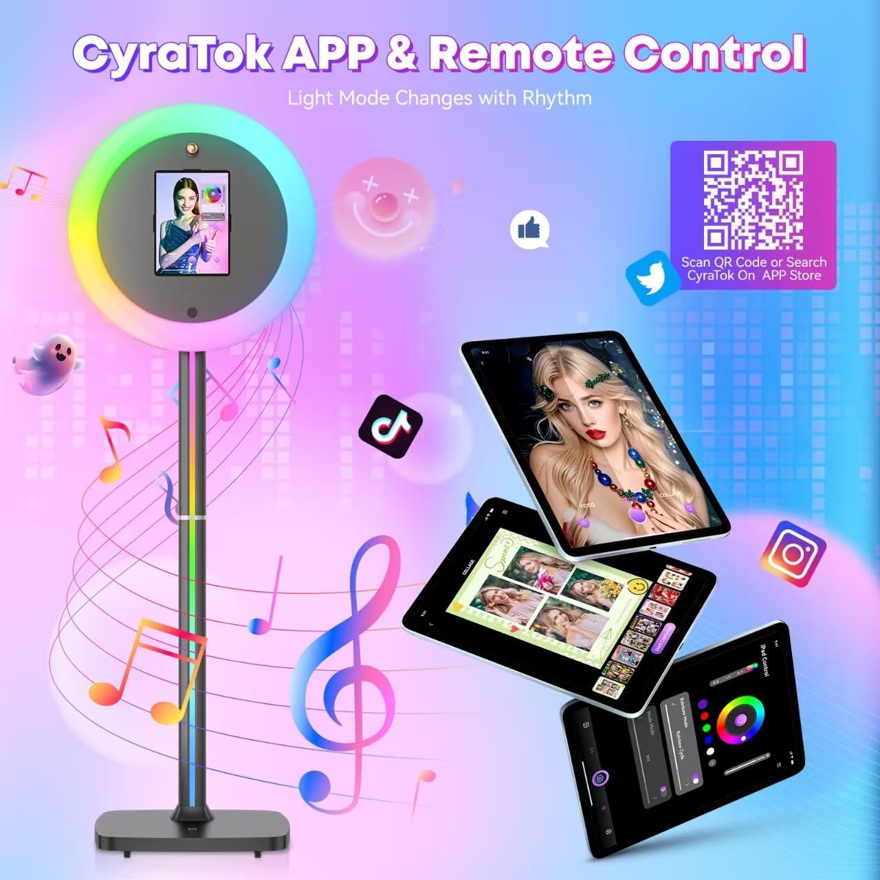 Neson Movable iPad Photo Booth - Photography Lighting Kit Rental 评论和价格
