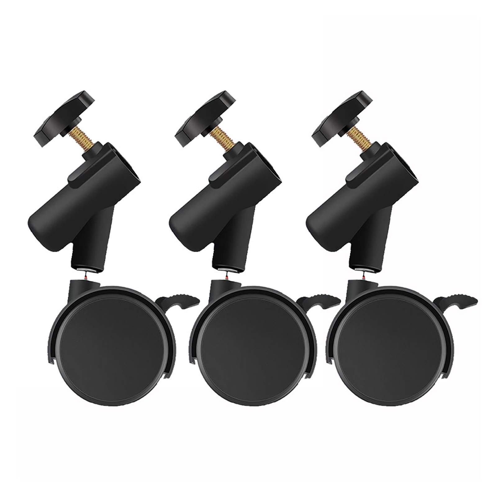 3pcs/set Flexible  Casters Whe - Photography Lighting Tools 评论和价格